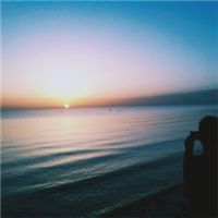 好看有意境的微信远景男生背影头像