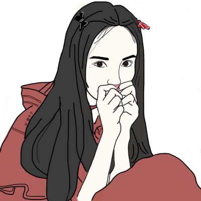 头像女生手绘高冷 你就是你不一样的烟火