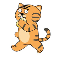老虎头像卡通_卡通小老虎萌萌哒