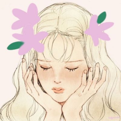 头像女生手绘高冷 你就是你不一样的烟火