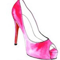 手绘高跟鞋头像 高跟鞋是憧憬着爱情的标签