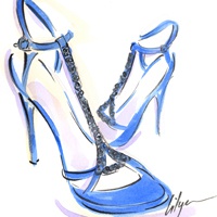 手绘高跟鞋头像 高跟鞋是憧憬着爱情的标签