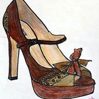 手绘高跟鞋头像 高跟鞋是憧憬着爱情的标签