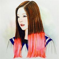 手绘头像女生个性_彩绘女生个性十足