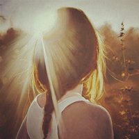 背影头像女生长头发 妳的背影我的心