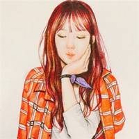 手绘头像女生个性_彩绘女生个性十足