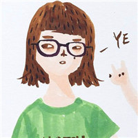 创意涂鸦手绘头像女