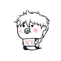 经典卡通动漫人物宝宝吸奶嘴系列头像