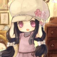 呆萌动漫女头像 小呆呆小可爱_0