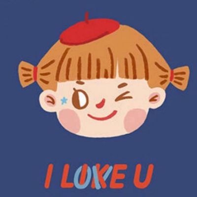 超萌卡通微信情侣头像图片