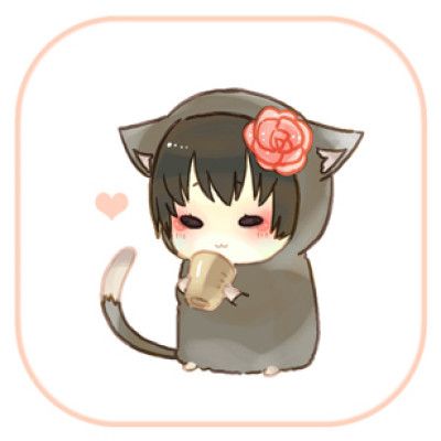 超萌卡通微信情侣头像图片