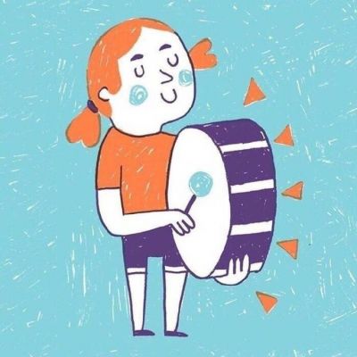 超萌卡通微信情侣头像图片