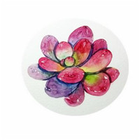 好看的手绘多肉植物头像图片