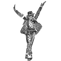 迈克尔杰克逊卡通头像