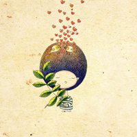 简约有创意的手绘人物卡通图片