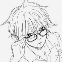 微信头像漫画男生素描