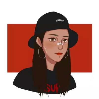 手绘气质女性头像图片_高清个性手绘女生超好看