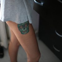 纹身女生简单小图案头像