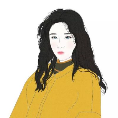 手绘气质女性头像图片_高清个性手绘女生超好看