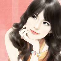 好看的女生照片仿手绘头像图片