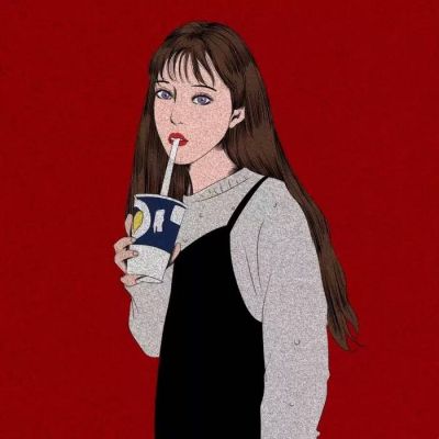 手绘气质女性头像图片_高清个性手绘女生超好看