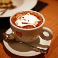 咖啡创意图案头像 不同风格拉花的咖啡图片头像