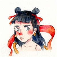 手绘神话人物头像图片_经典神话人物彩绘版