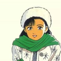 手绘复古女头 复古与文艺的色彩