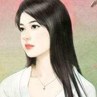 好看的女生照片仿手绘头像图片