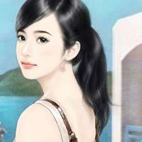 好看的女生照片仿手绘头像图片