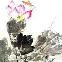 水墨荷花头像图片大全 中国风水墨荷花图片头像