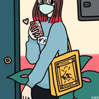 卡通手绘女生个性头像 好看的可爱手绘女头