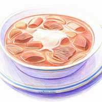 手绘创意美食微信头像图片大全