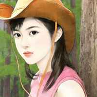 好看的女生照片仿手绘头像图片