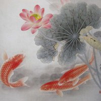 水墨荷花头像图片大全 中国风水墨荷花图片头像