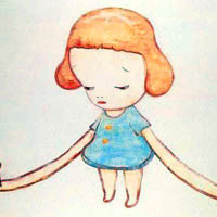 微信头像另类诡异动漫女生