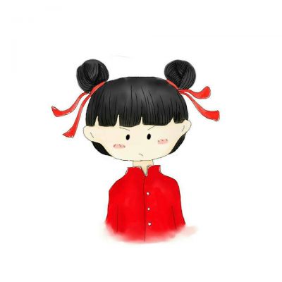 手绘女生卡通头像可爱