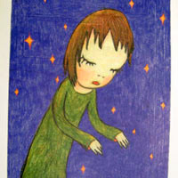 微信头像另类诡异动漫女生