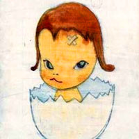 微信头像另类诡异动漫女生