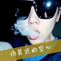 男人抽烟沉思微信头像