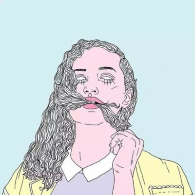 手绘另类个性头像图片