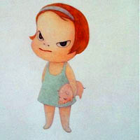 微信头像另类诡异动漫女生