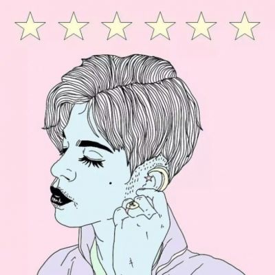 手绘另类个性头像图片