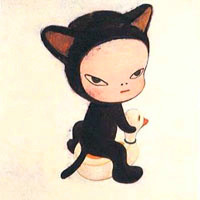 微信头像另类诡异动漫女生