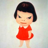 微信头像另类诡异动漫女生