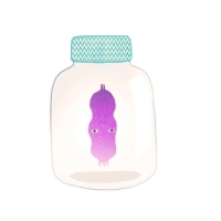 创意瓶子头像_装着各种可爱萌物的瓶子