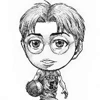 手绘灌篮高手漫画头像