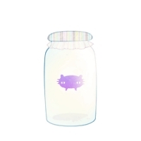 创意瓶子头像_装着各种可爱萌物的瓶子