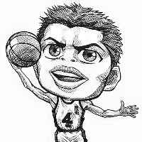 手绘灌篮高手漫画头像