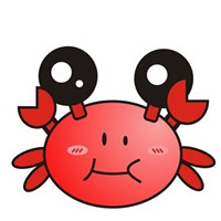 螃蟹卡通头像图片大全